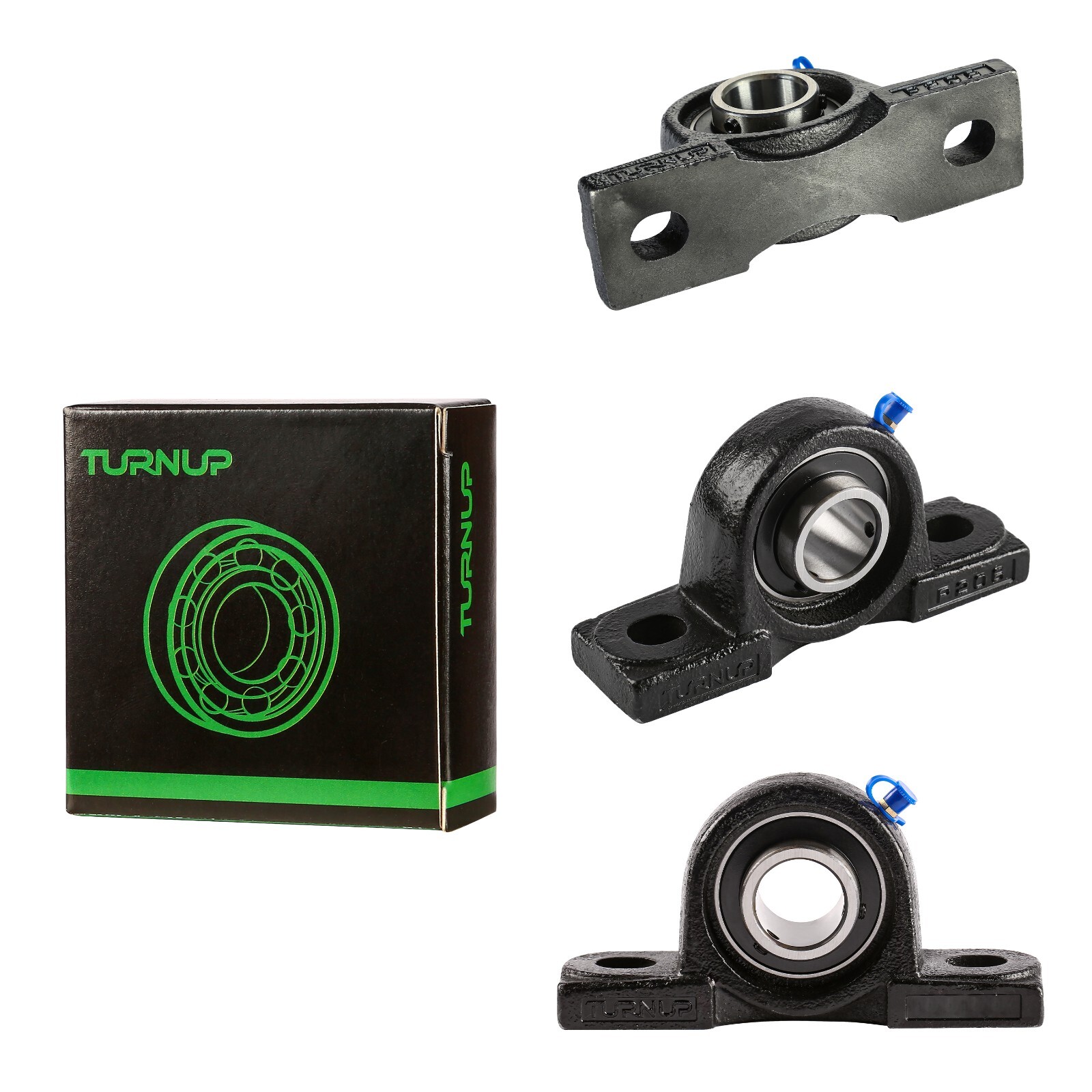 UCP207-20 Pillow Block Bearing 1-1/4″ Bore 2 Bolt Solid Base