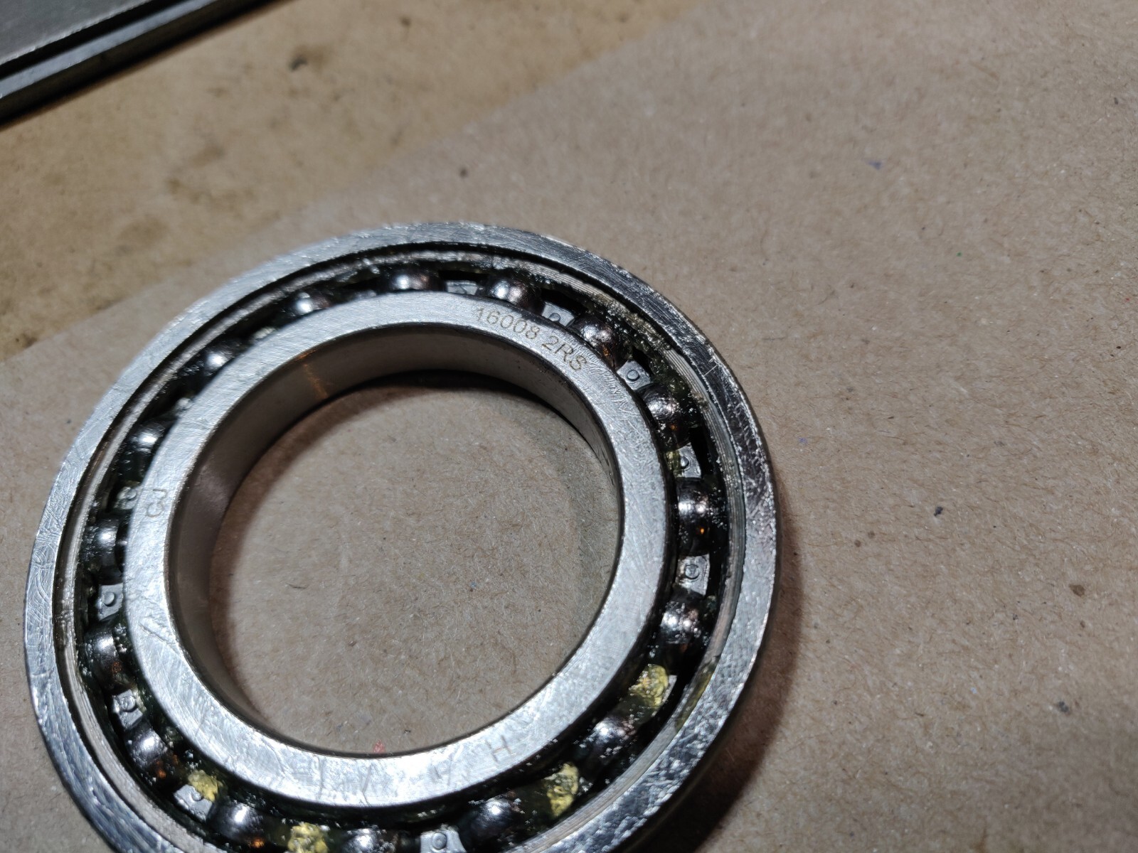 Lot of 7, CJ Unsealed Radial Bearings 62/32 2RS, 16006 2RS, 16008 2RS, 6004
