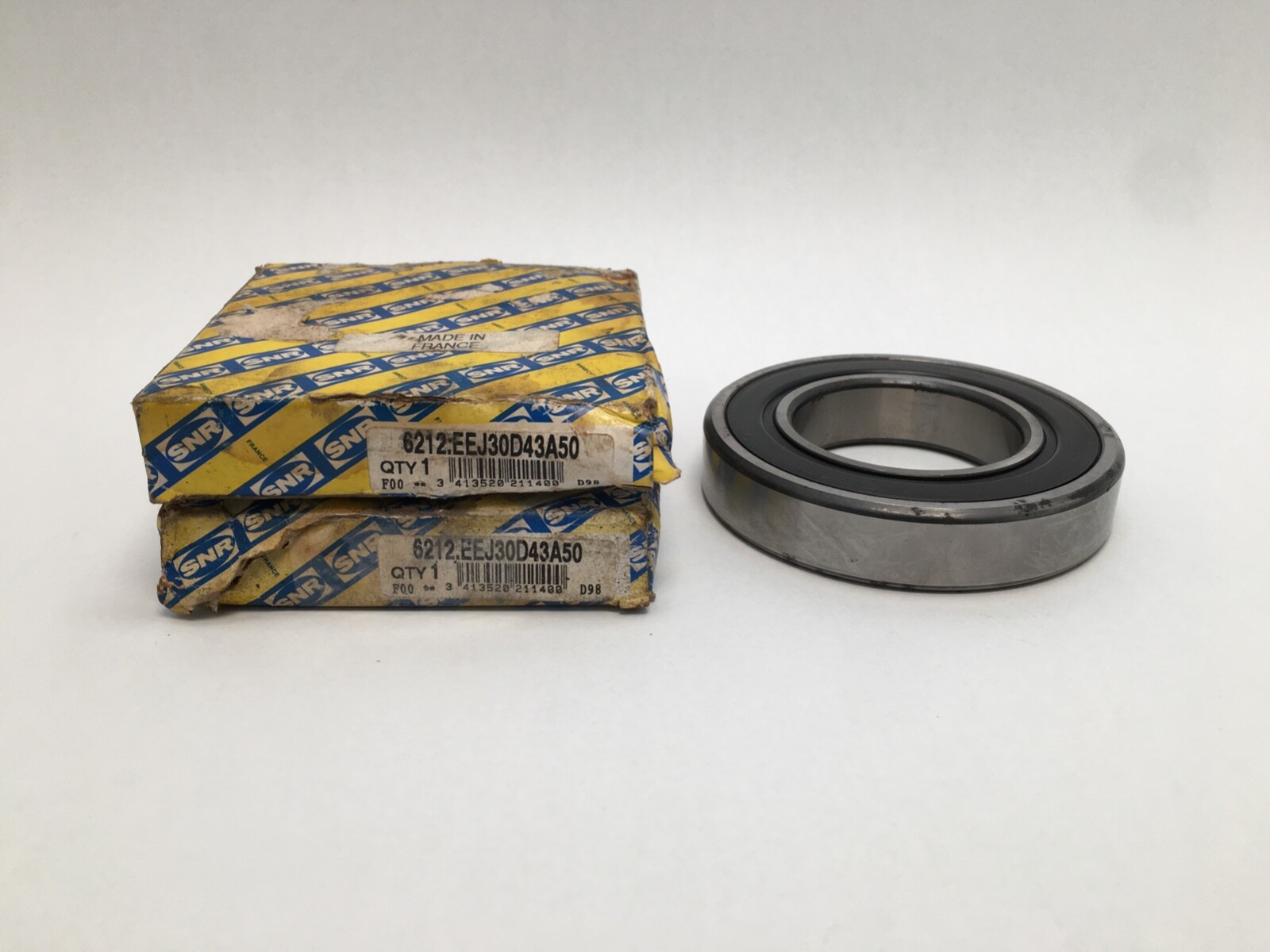 SNR 6212EEJ30 Bearing Rubber Seals 60x110x22 mm 6212 EE 2RS J30 C3 6212RS France