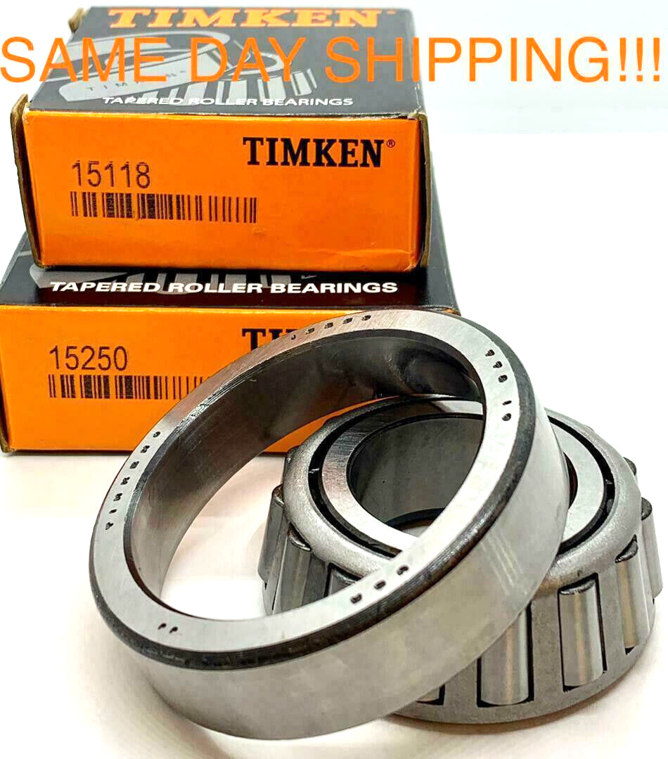 TIMKEN MADE IN USA 15118 15250 TAPERED ROLLER BEARING 1.1895×2.5×0.8125″