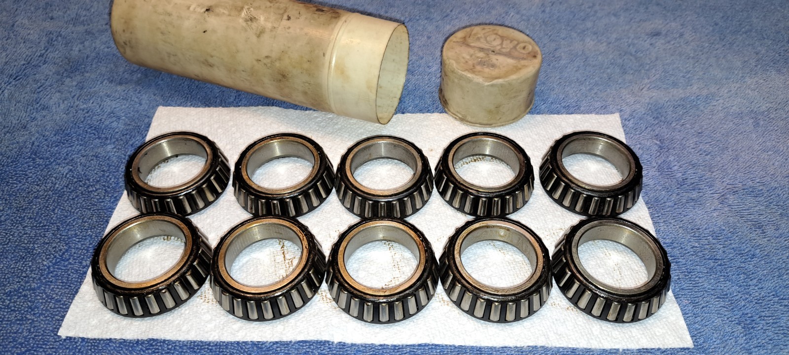 Sleeve of 10 Koyo Tapered Roller Bearing Cones L68149 | 35 mm Bore