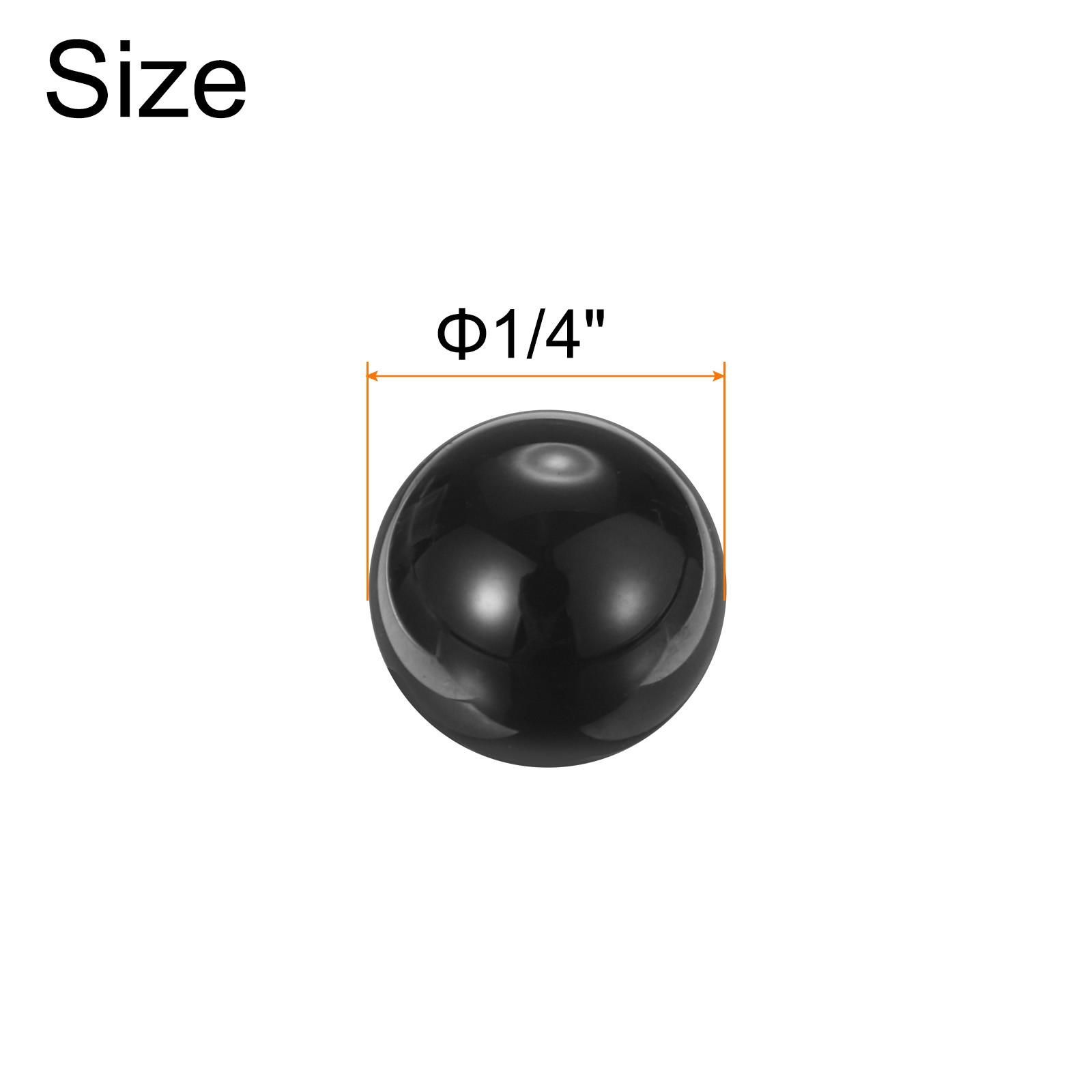 100pcs Ceramic Bearing Balls 1/4″ 6.35mm Si3N4 Silicon Nitride Ball G5 Precision