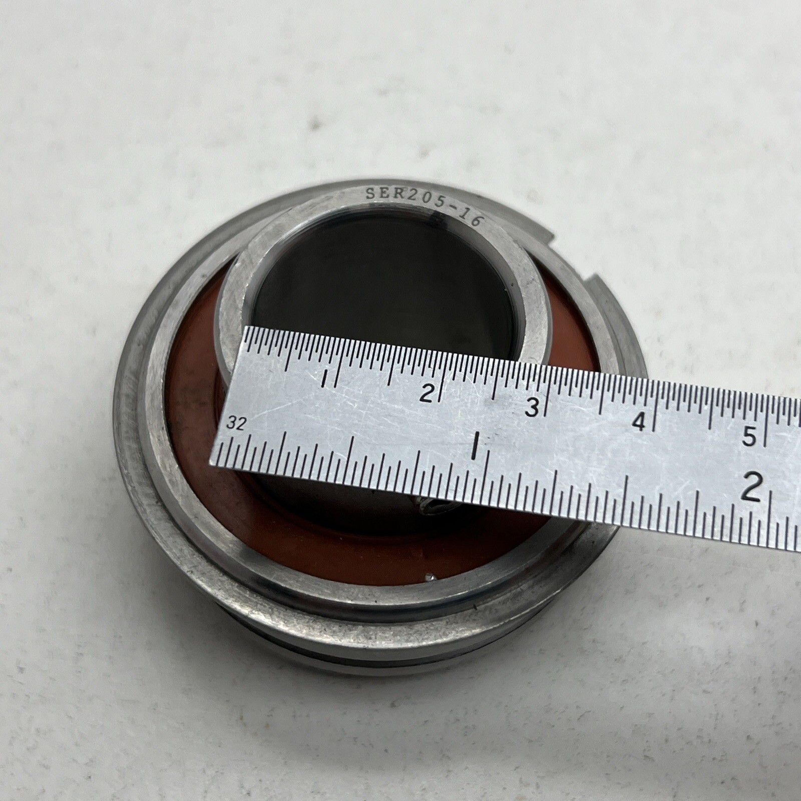 SER205-16 Insert Ball Bearing with Snap Ring 1″ Bore
