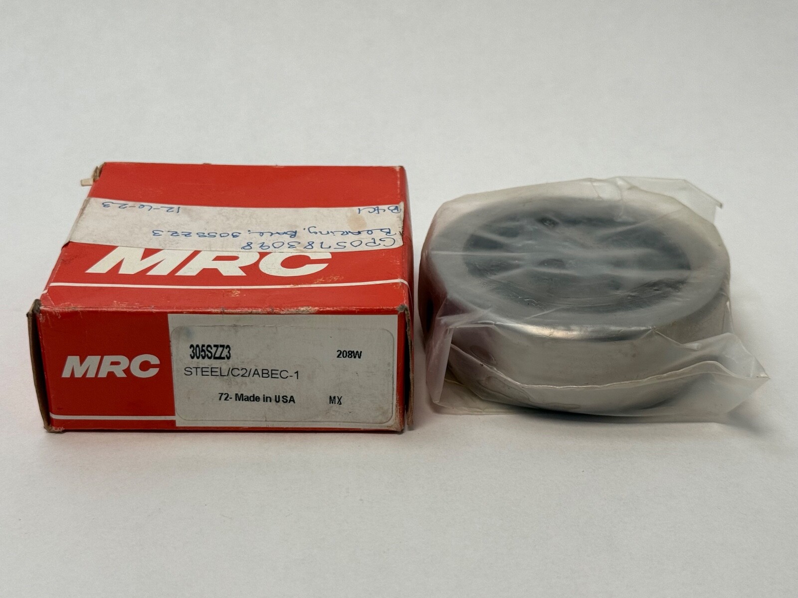 MRC 305SZZ3 Mast Guide Bearing Rubber Seals 305-S-ZZ-3-C2 25mmx3″x25.4 mm