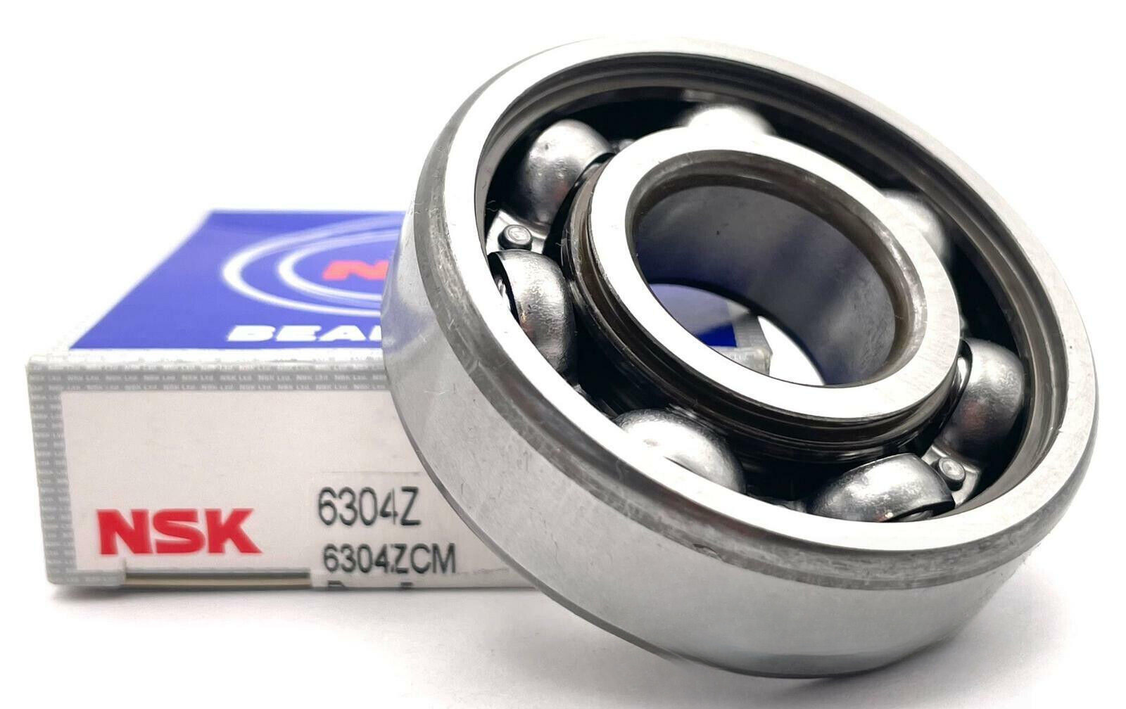 NSK 6304 Z Deep Groove Radial Ball Bearing 20x52x15mm ONE SIDE OPEN 6304 Z C3