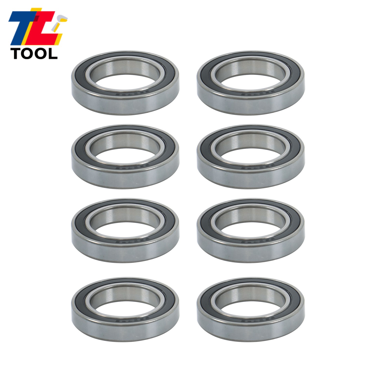 Industrial 6907-2RS Bearings 10pcs 35x55x10mm Double Sealed