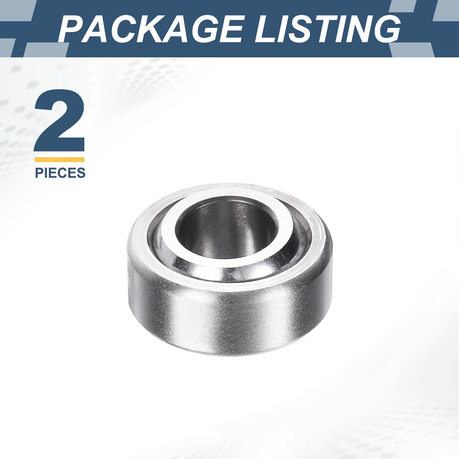 2 Pcs COM6T Spherical Plain Bearing 3/8″ x 13/16″ x 13/32″ Bearing