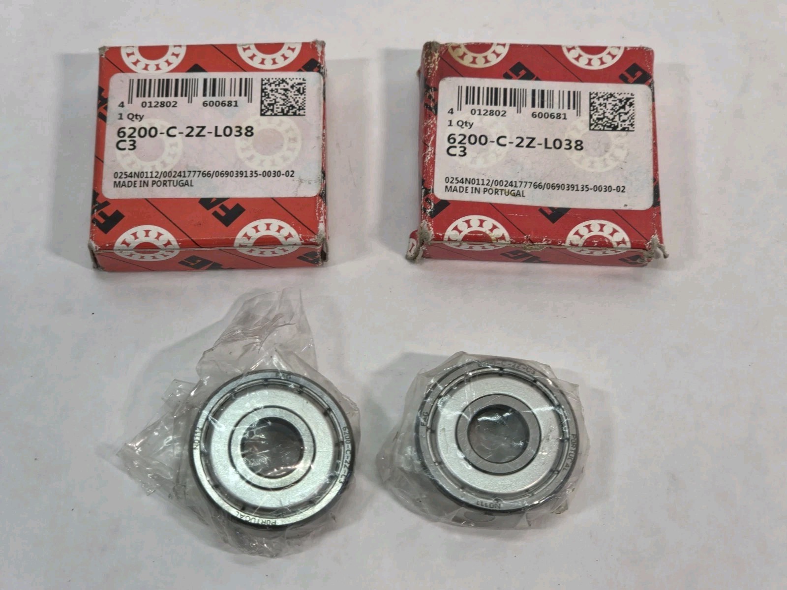 6200-C-2Z-L038-C3 Deep Groove Ball Bearing 10x30x9mm Shielded C3 Portugal