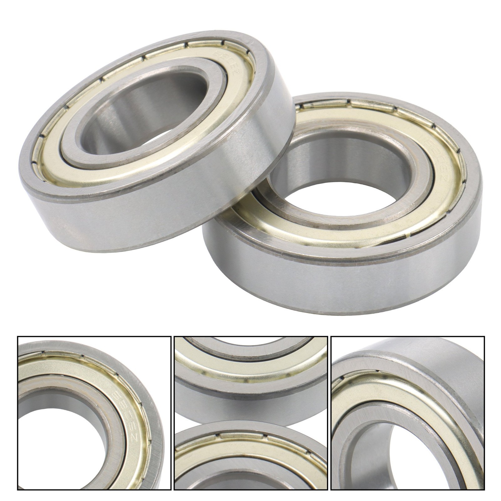 10Pcs 6206-ZZ Deep Groove Ball Bearings 30mm Inner Dia 62mm OD 16mm Metal Sealed