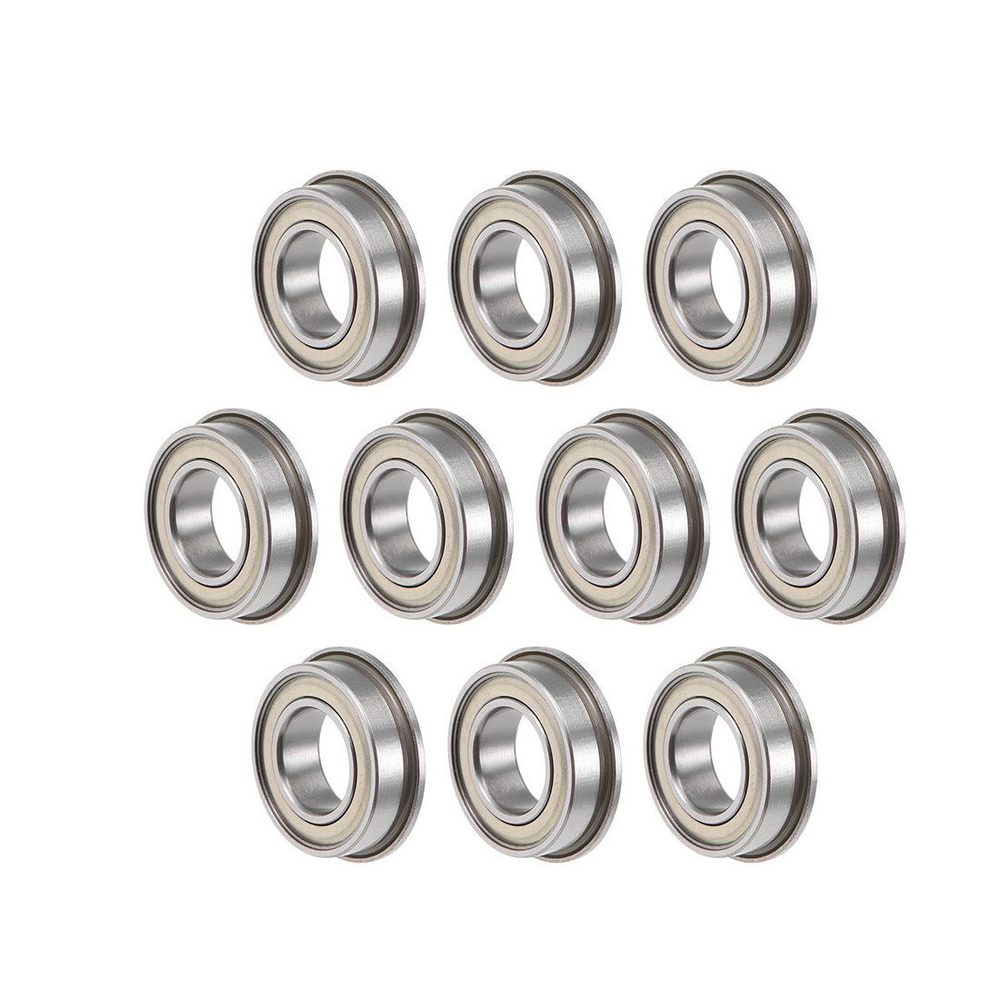 10x F689ZZ Flanged Ball Bearing Shielded Chrome Steel Flange Rip Bearings