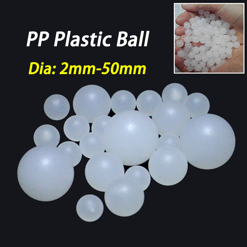 Polypropylene PP Solid Plastic Balls, Precision Bearing Ball Diameter 2mm-50mm
