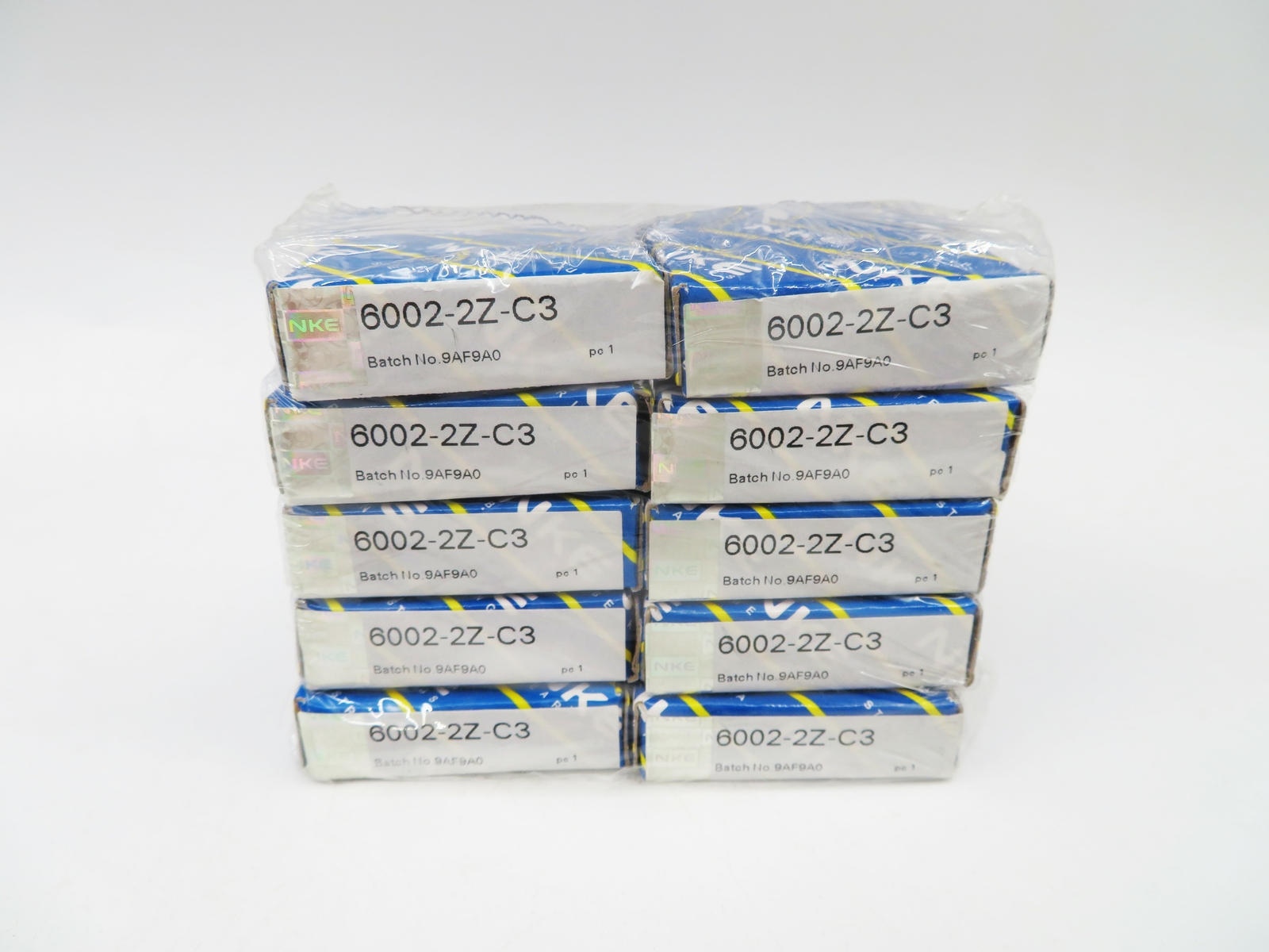10 x NKE 6002-2Z-C3 deep groove ball bearing 2Z/ZZ 15x32x9mm