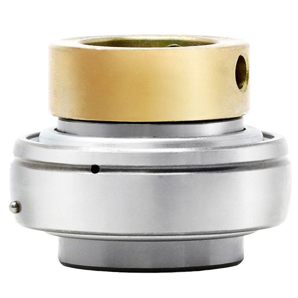 HC207-22, NA207-22 Insert Bearing 1-3/8″ Bore Spherical OD Lock Collar Lube Hole