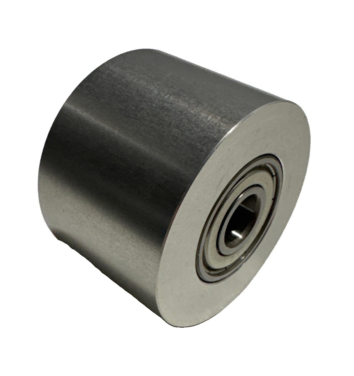 Aluminum Idler Roller 55mm OD x 37mm Wide w/ 6201Z Bearing (12mm Bore) New
