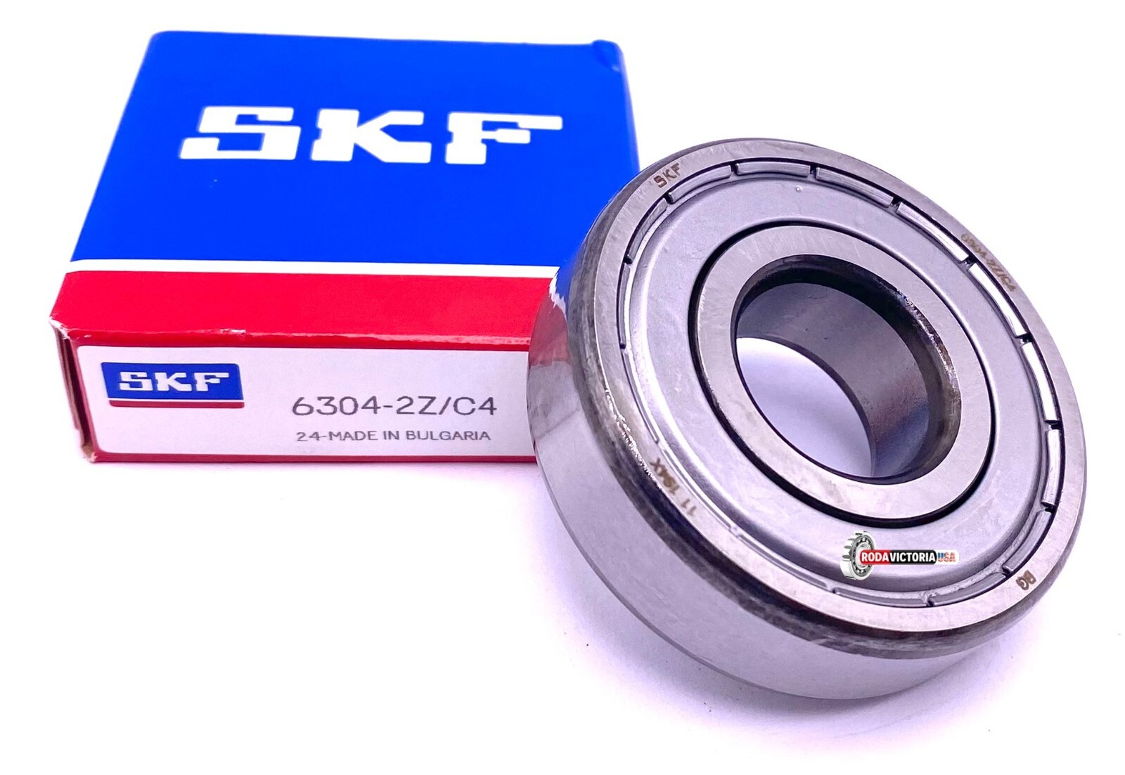 SKF 6304 2Z C4 Deep Groove Ball Bearing, Metal Shielded ZZ 20x52x15 mm