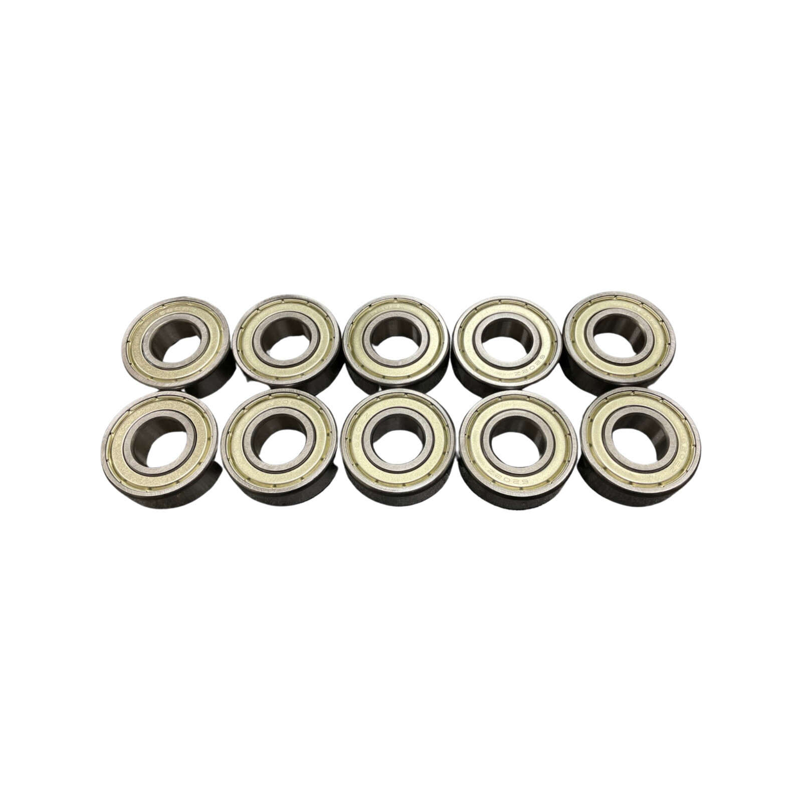 (10pcs) 6202-ZZ Radial Ball Bearing 2 Metal Shields 15x35x11 mm