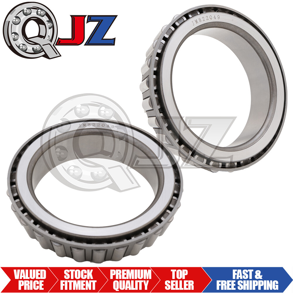 [2-Pack] JM822049 Tapered Roller Bearing Single Cone [110 mm Bore x 35 mm W]