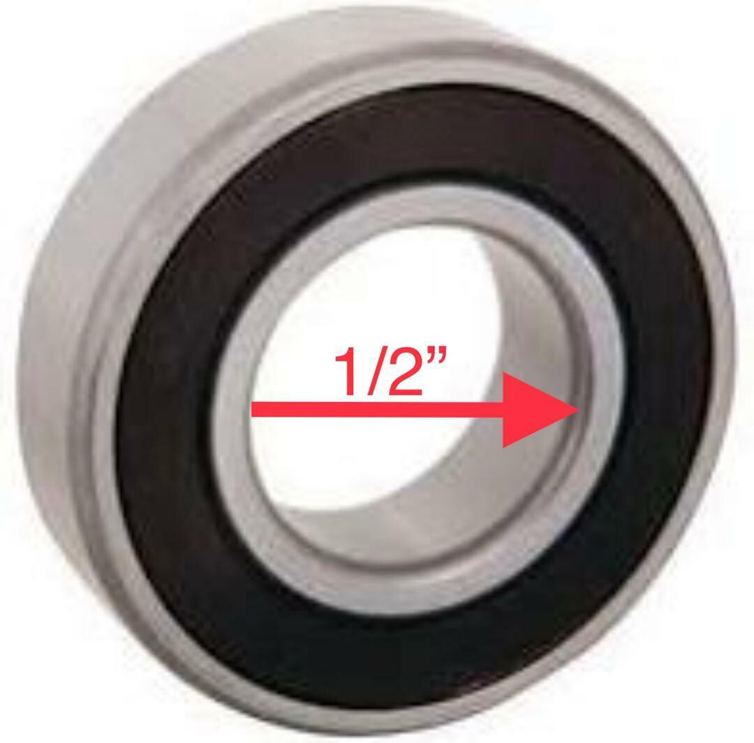 6202-1/2-2RS BALL BEARING, SEALED, SPECIAL BORE 12.7mm 6202-8-2RS 1/2”x40x12mm