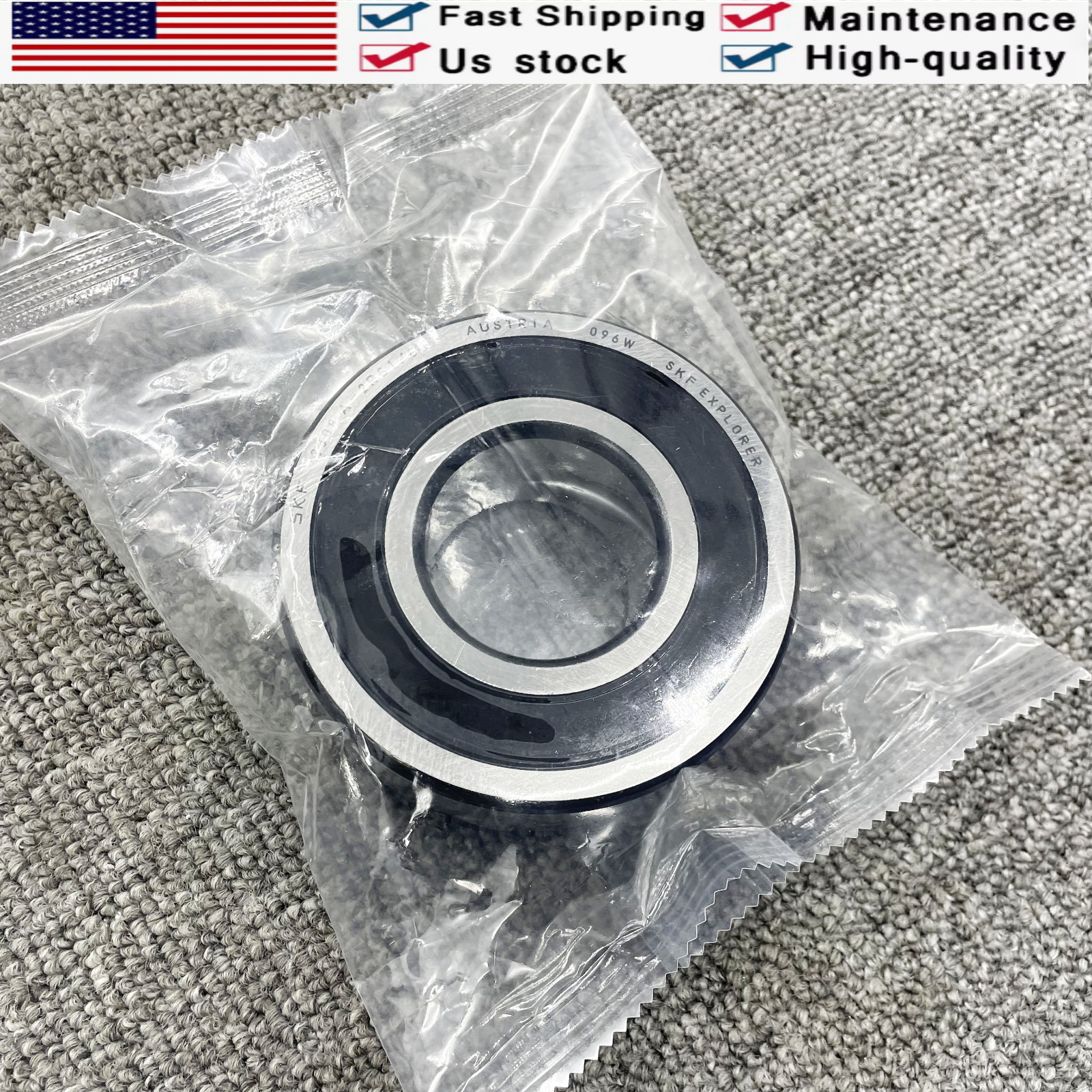 3308 A 2RS1/C3 Double Row Angular Contact Ball Bearing Fits For SKF 40x90x36.5mm
