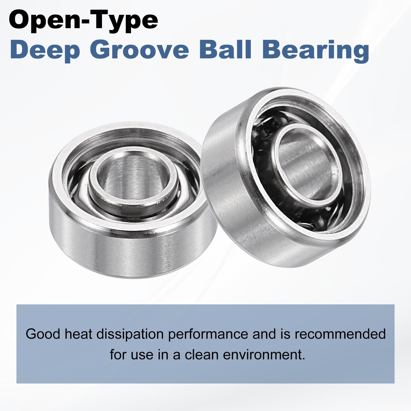 SMR104 Hybrid Ceramic Ball Bearing, ABEC3 4mm Stainless Steel Bearing