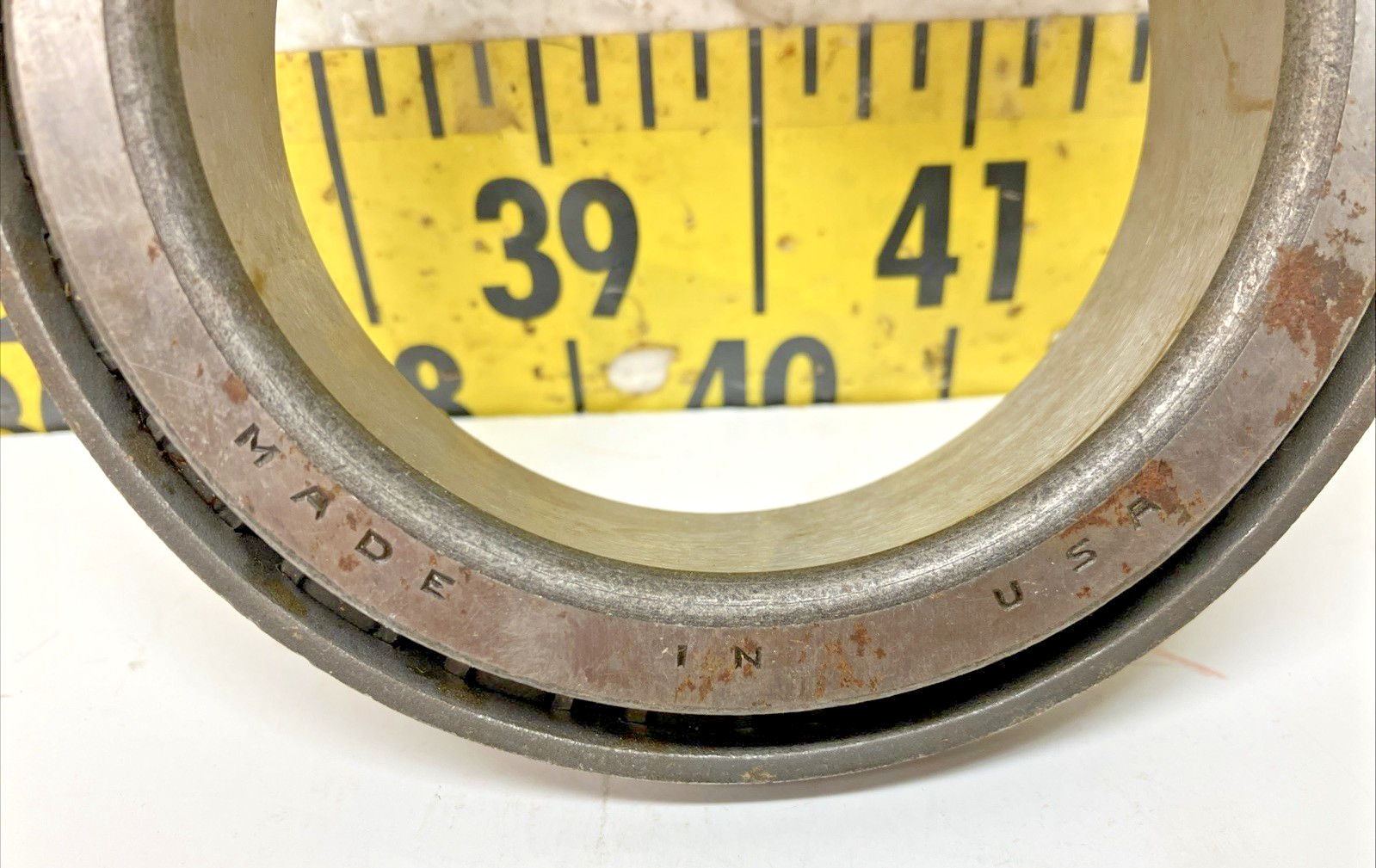NOS Timken Tapered Roller Bearing 497 Bore: 3.37″ x OD 5.375″ x Width 1.172″ (1)