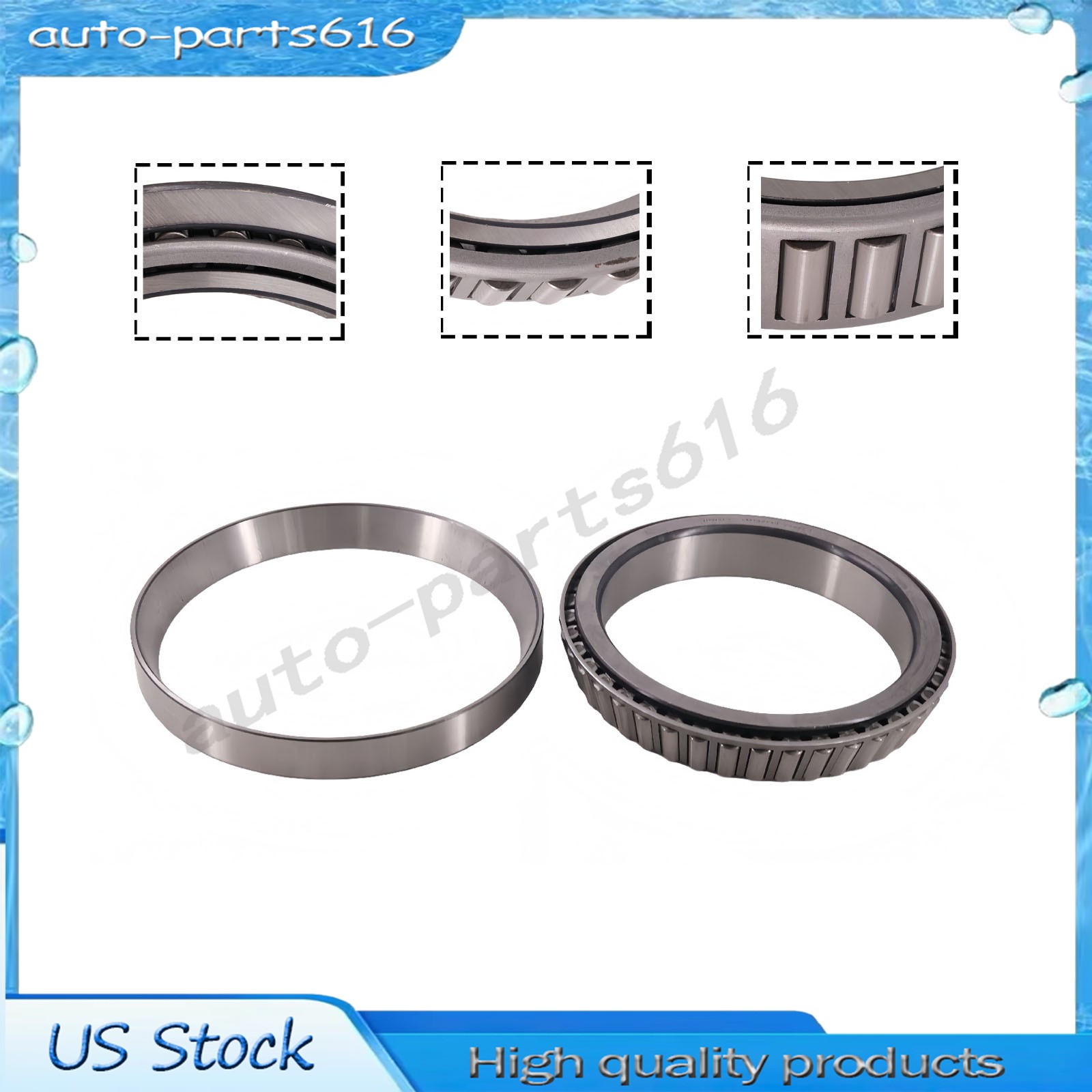 New Tapered Bearing Set Cup and Cone LM742749 LM742710 For Wheel Hub New