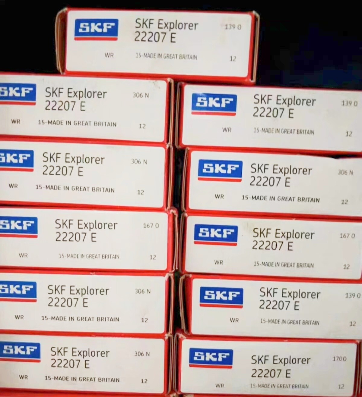 1X SKF 22207 E spherical roller bearings