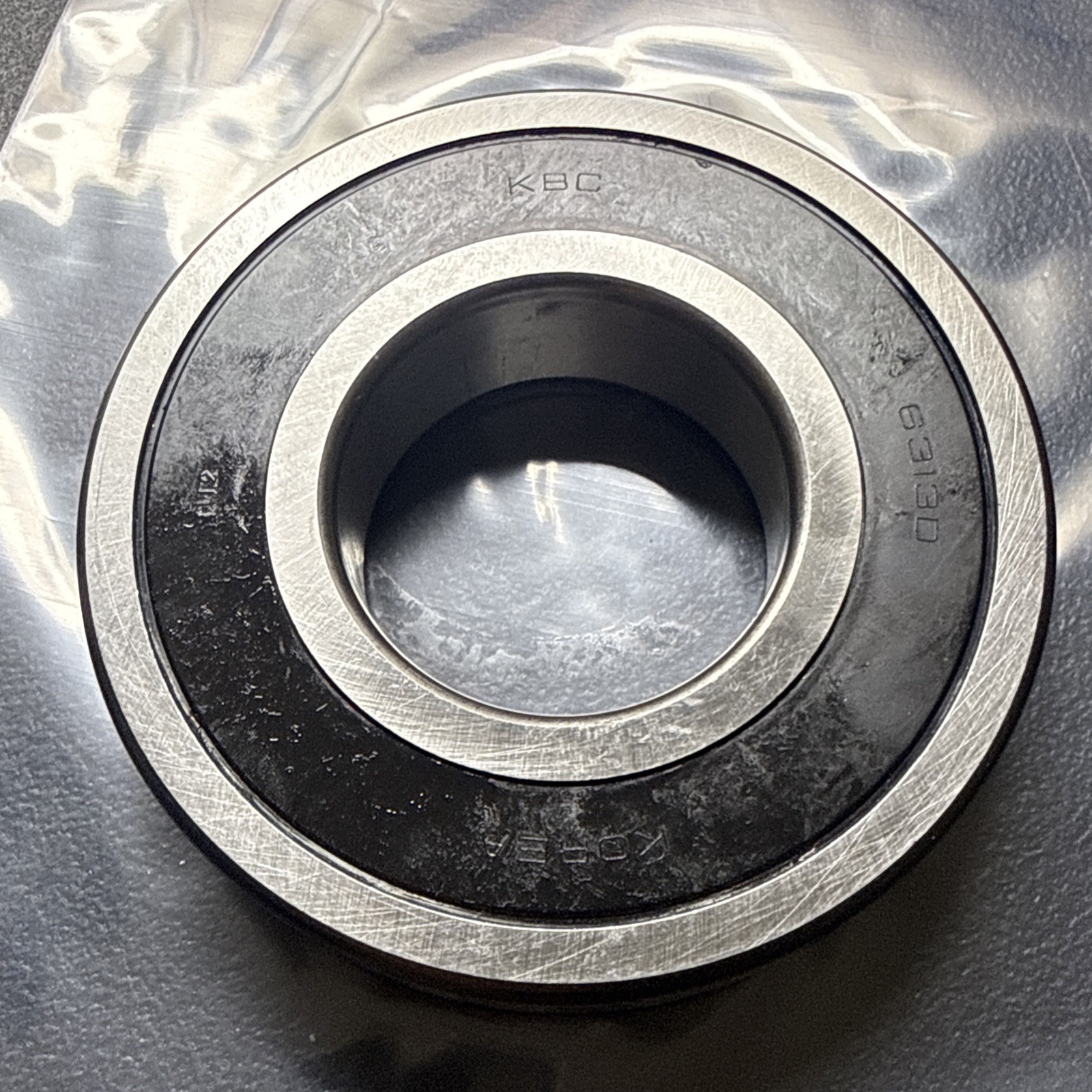 KBC 6313D BALL BEARING DEEP GROOVE 65MM ID X 140MM OD X 33MM 6313-B-2DRS-L038-C3
