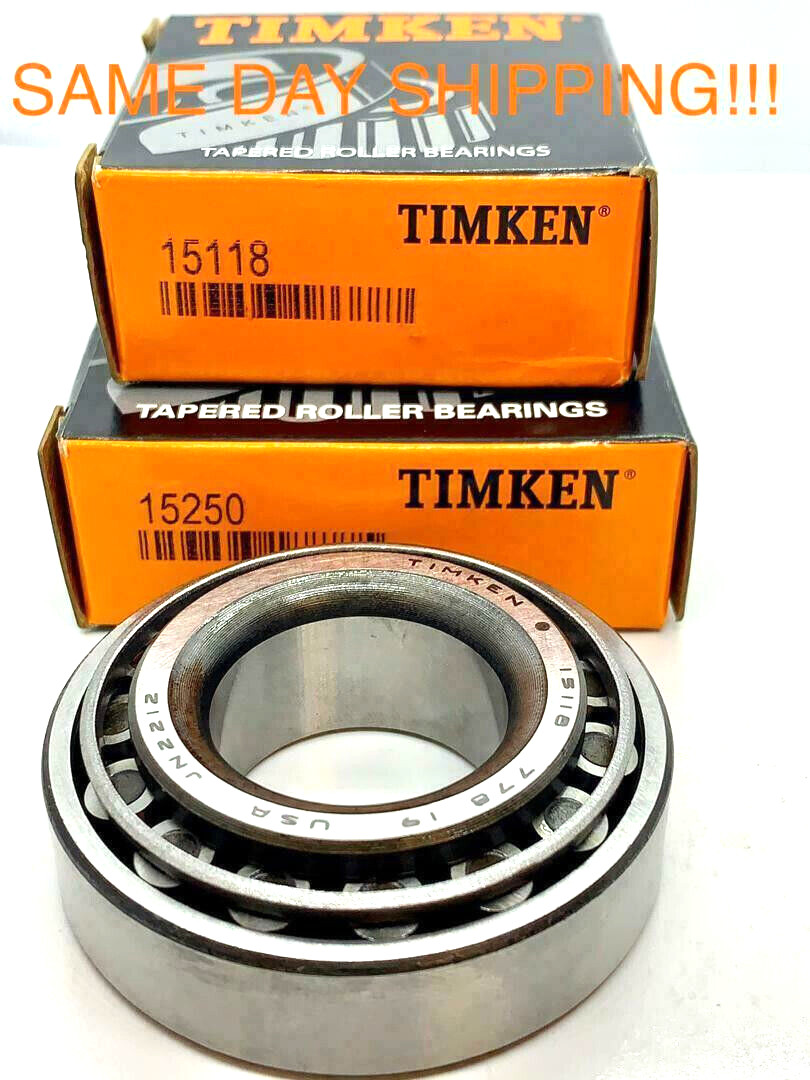 TIMKEN MADE IN USA 15118 15250 TAPERED ROLLER BEARING 1.1895×2.5×0.8125″