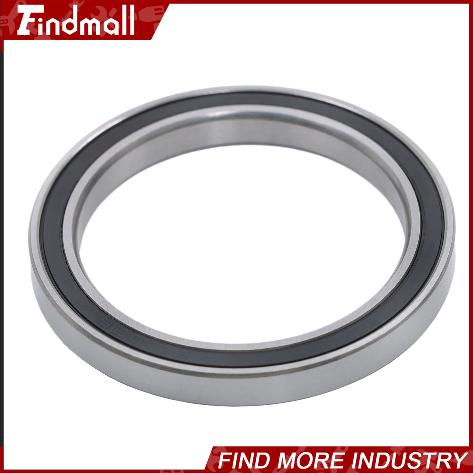 Findmall 10pcs 6810-2RS Ball Bearings 50x65x7mm Double Sealed Pre-Lubricated