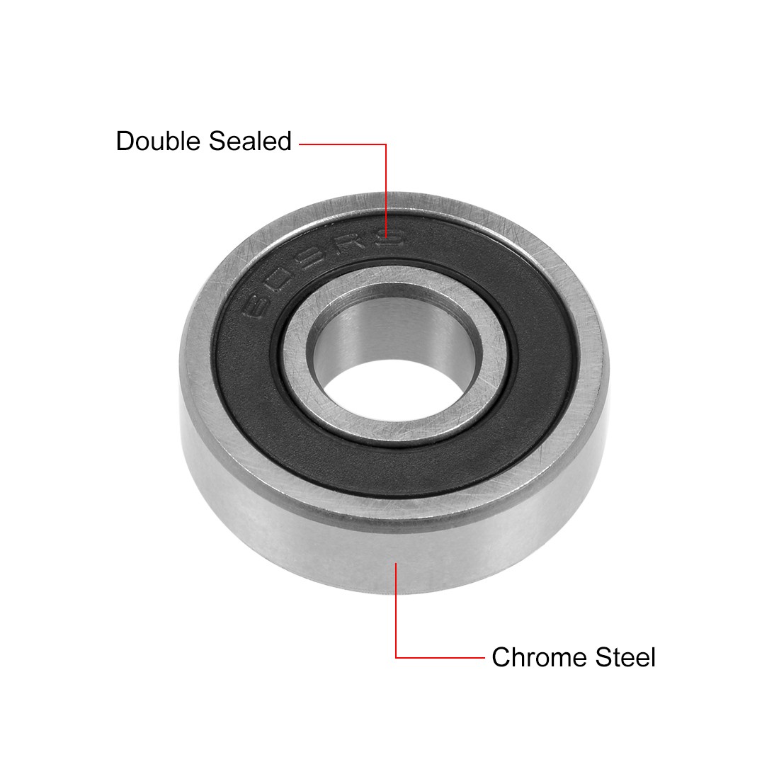 609-2RS Deep Groove Ball Bearing 9x24x7mm Double Sealed Chrome Bearings 2pcs