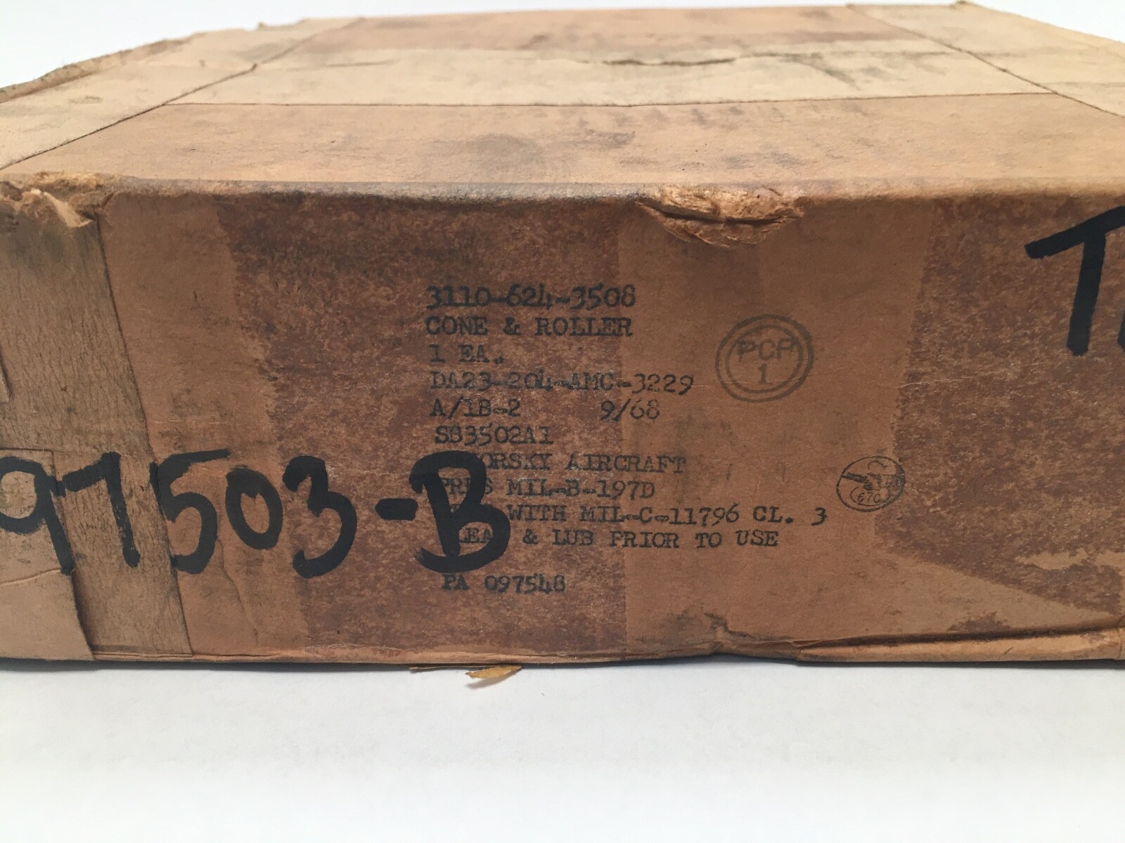 TIMKEN 97503 Taper Roller Bearing Cone 5-1/32″ ID 97503-B USA