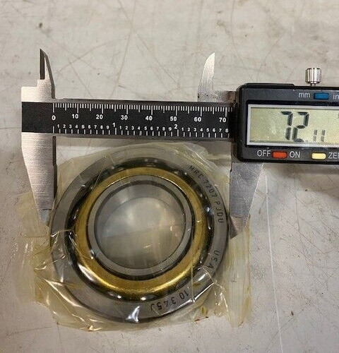 MRC 7207PJDU Angular Contact Bearing – 35 mm Bore, 72 mm OD, 17 mm Width