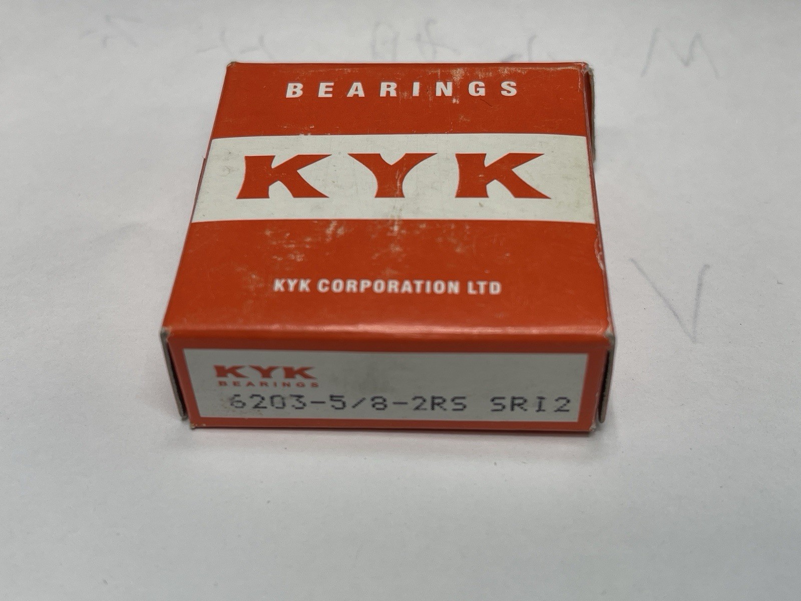 5 Pieces KYK 6203-5/8-2RS High Quality Two Side Sealed Bearings