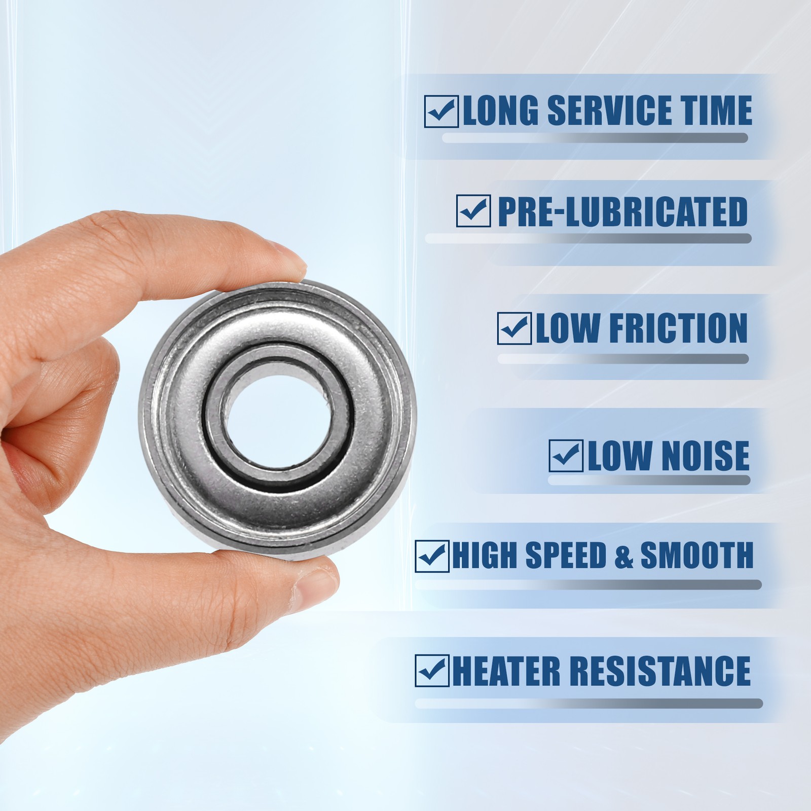 10pcs 3x8x4mm Double Metal Shield 693zz Single Row Deep Groove Ball Bearings