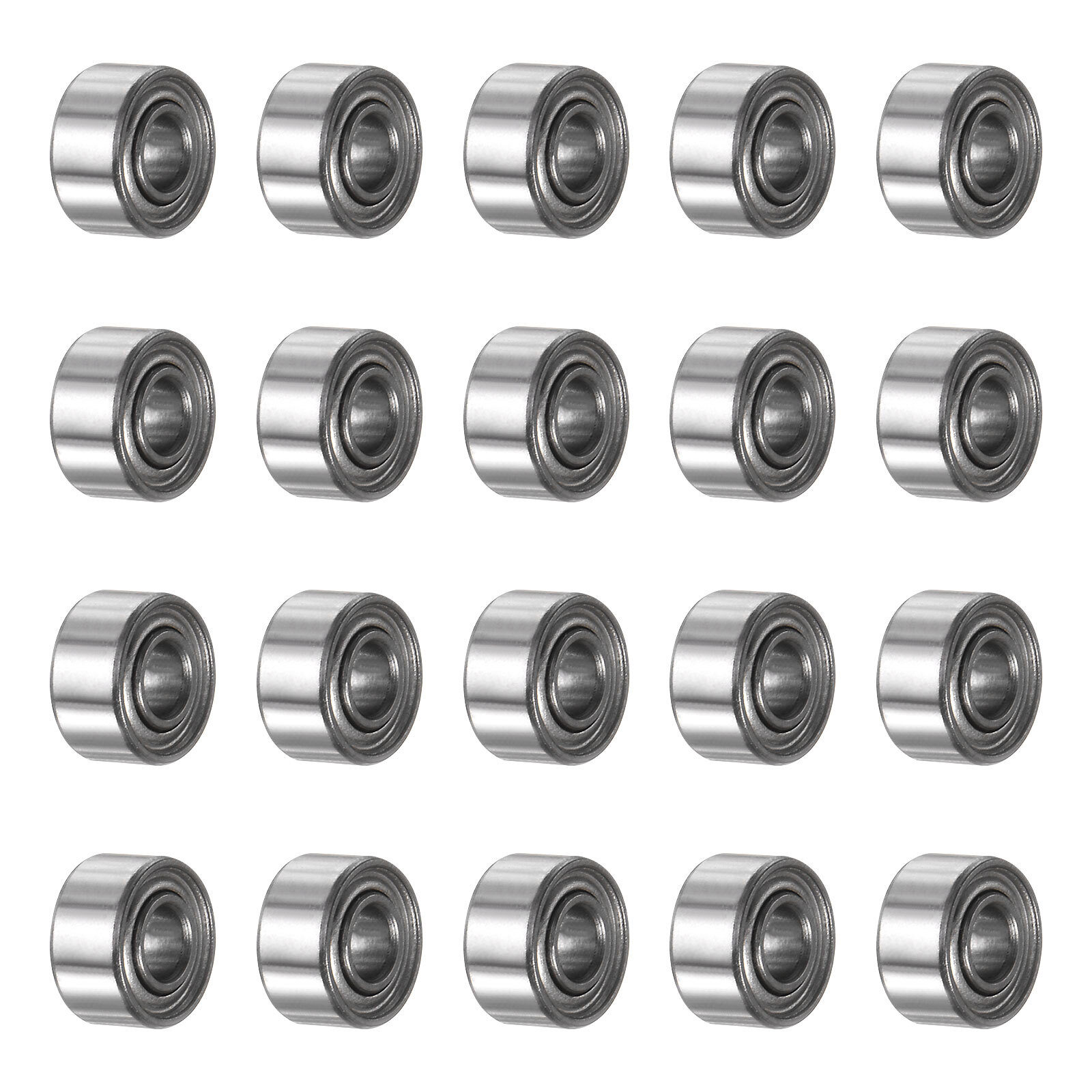 20pcs MR52ZZ Bearings 2x5x2.5mm Chrome Steel Mini Bearing Double Shielded ABEC3