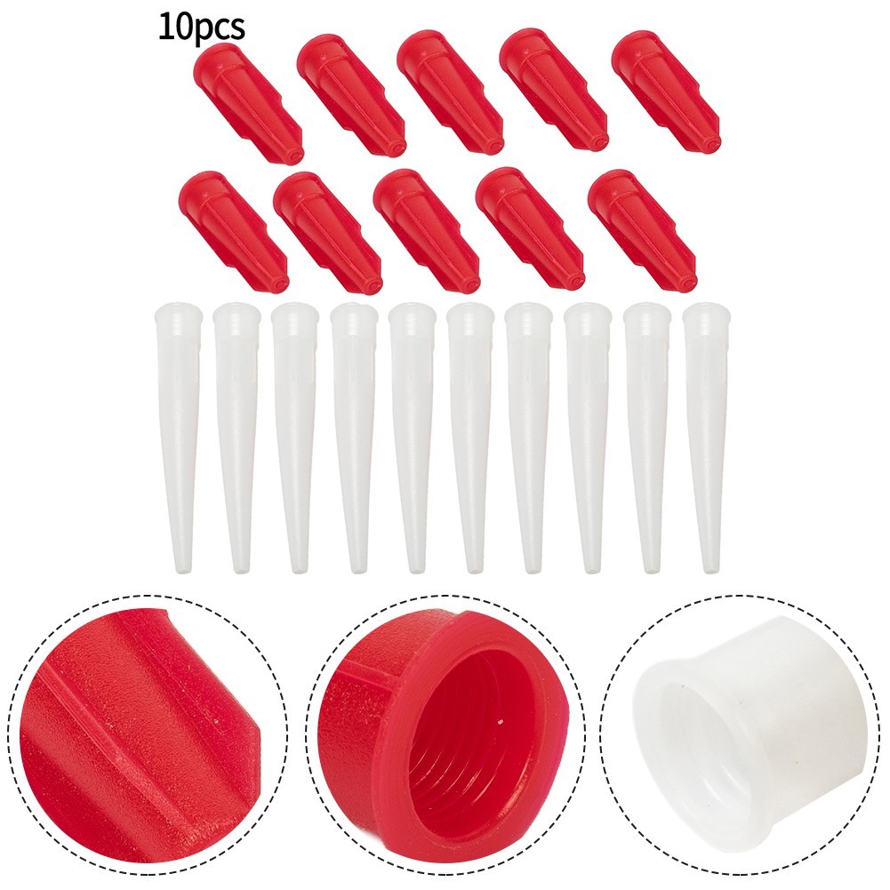 Practical Tube Nozzle Cap Screw Cover Hot Industrial 10pcs Accessories