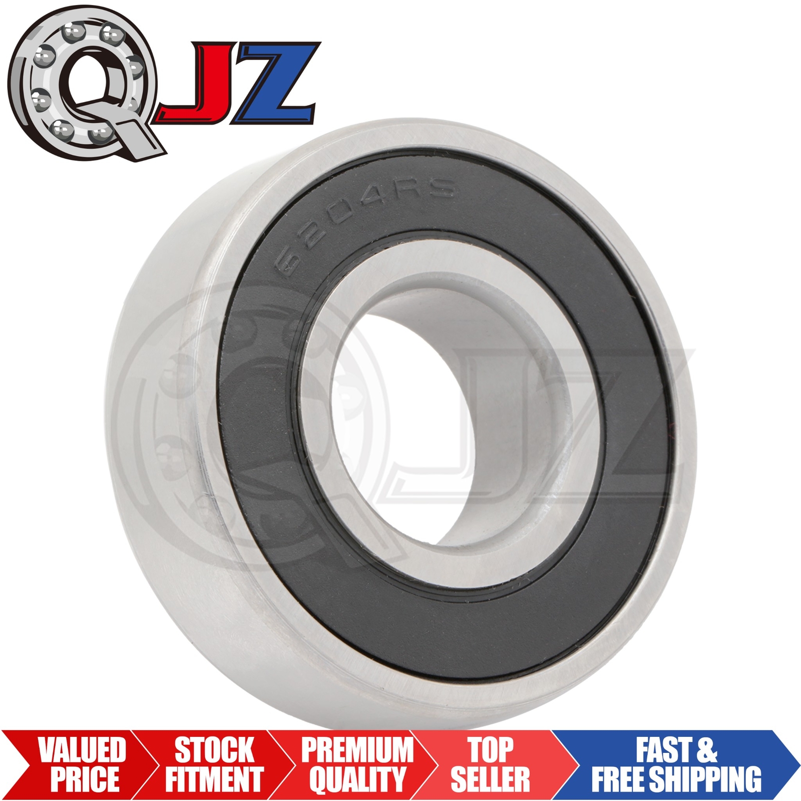 [Qty.1] New S6204-2RS-3/4 Stainless Ball Bearing [3/4″ Bore x 47mm OD x 14mm W]