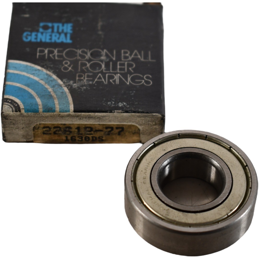 NEW General Bearing 22612-77 Radial Ball Bearing 0.75” ID 1.625” OD Double Shi