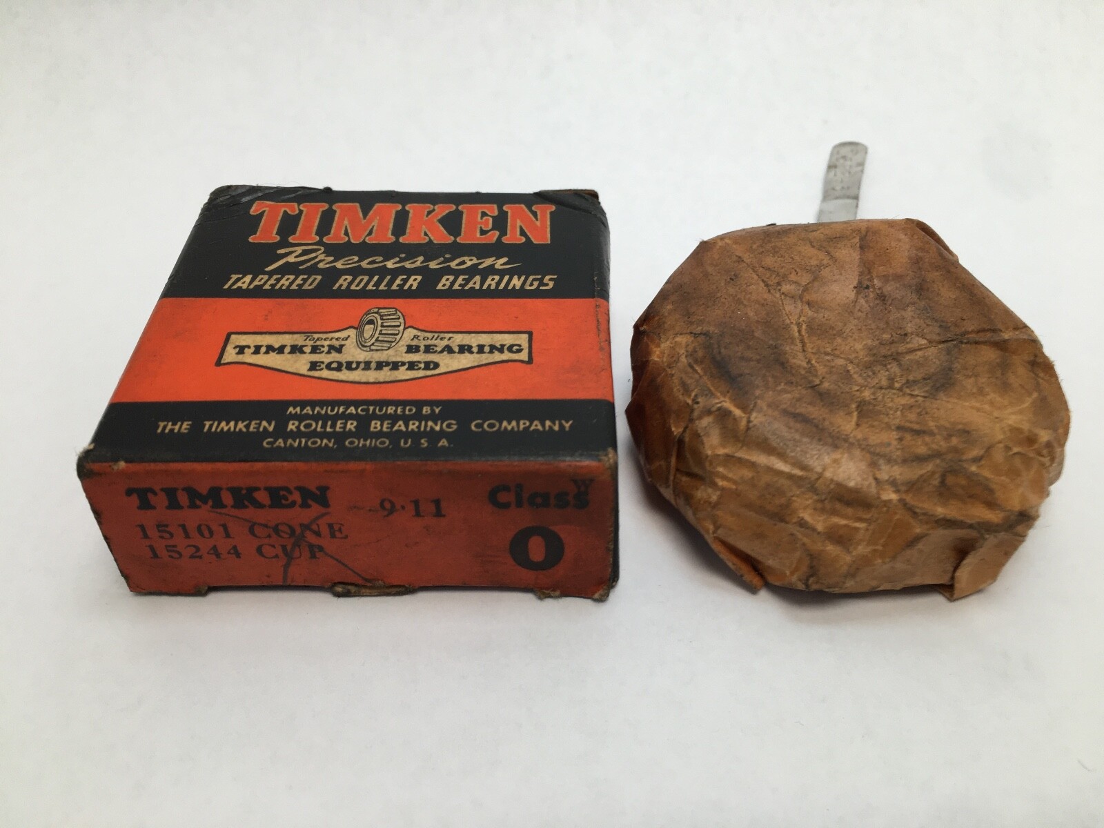 Timken 15101/15244 Taper Bearing Cone & Cup 1″ ID 2-7/16″ OD 15101 15244 USA