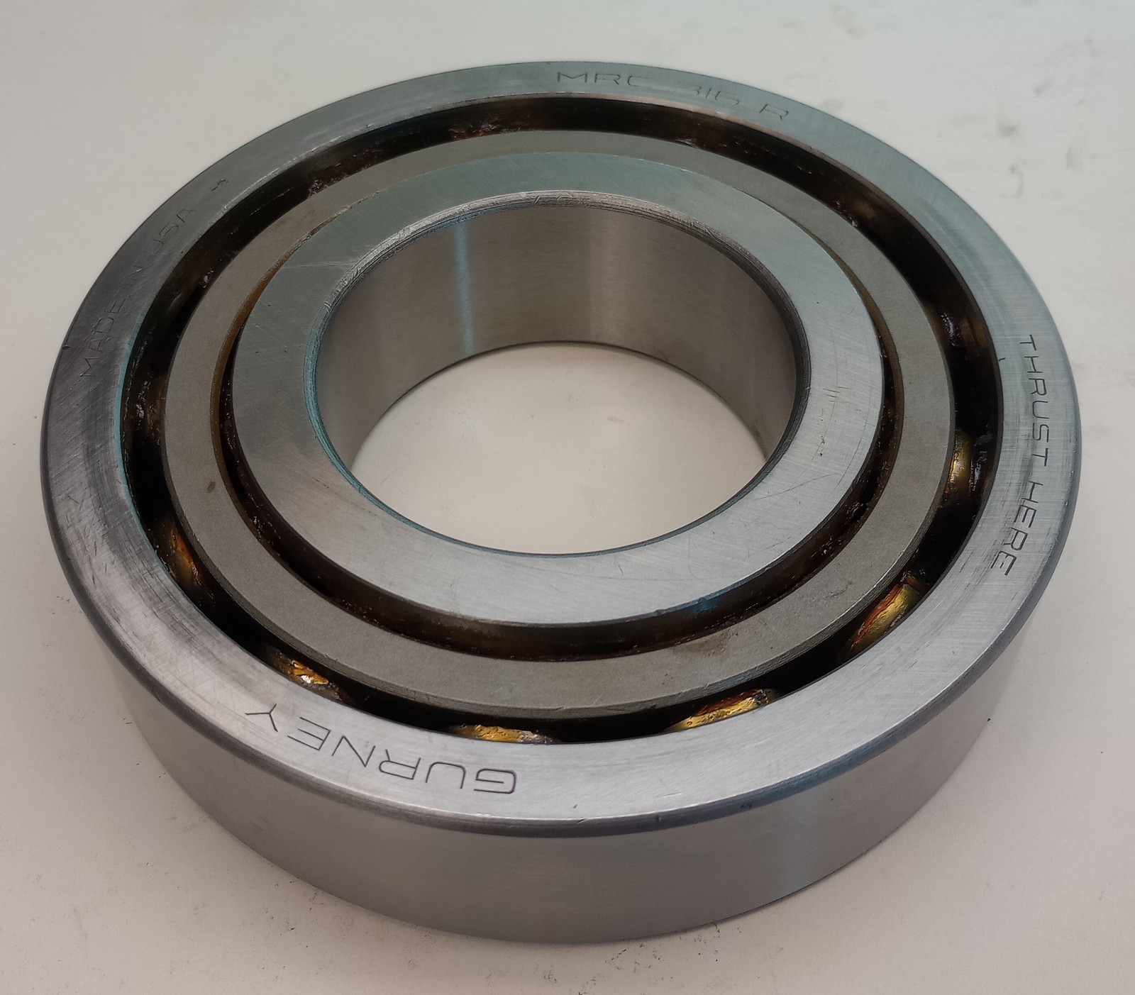 MRC 316-R Angular Contact Ball Bearing 80mm ID X 170mm OD X 39mm W 3110-555-5446