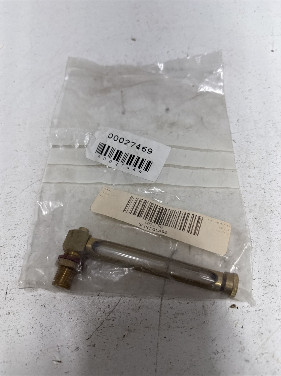 Kolbus 00027469 BRASS SIGHT GLASS **NOS**