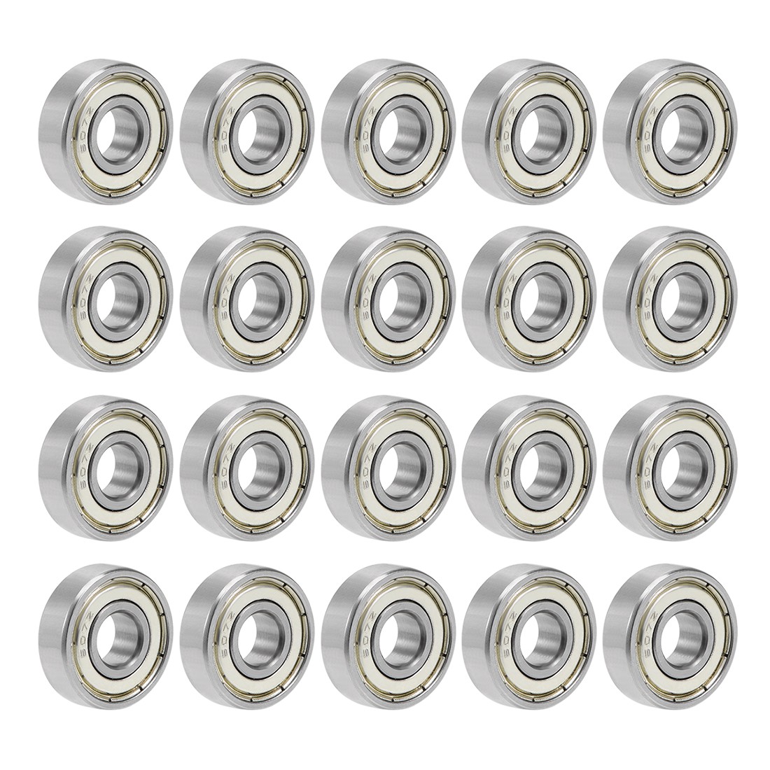 7mm I.D. Miniature Ball Bearings 607z 627z 687z 697z Mr117zz 607ZZ (20Qt)