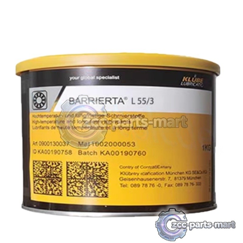 1PCS NEW KLUBER Lubrication Barrierta L 55/3 Grease 1Kg (2.2 LB) Free shipping