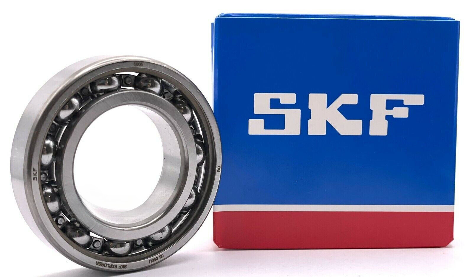 SKF 6006 C3 DEEP GROOVE BALL BEARING, OPEN, NO SEALS 30x55x13mm