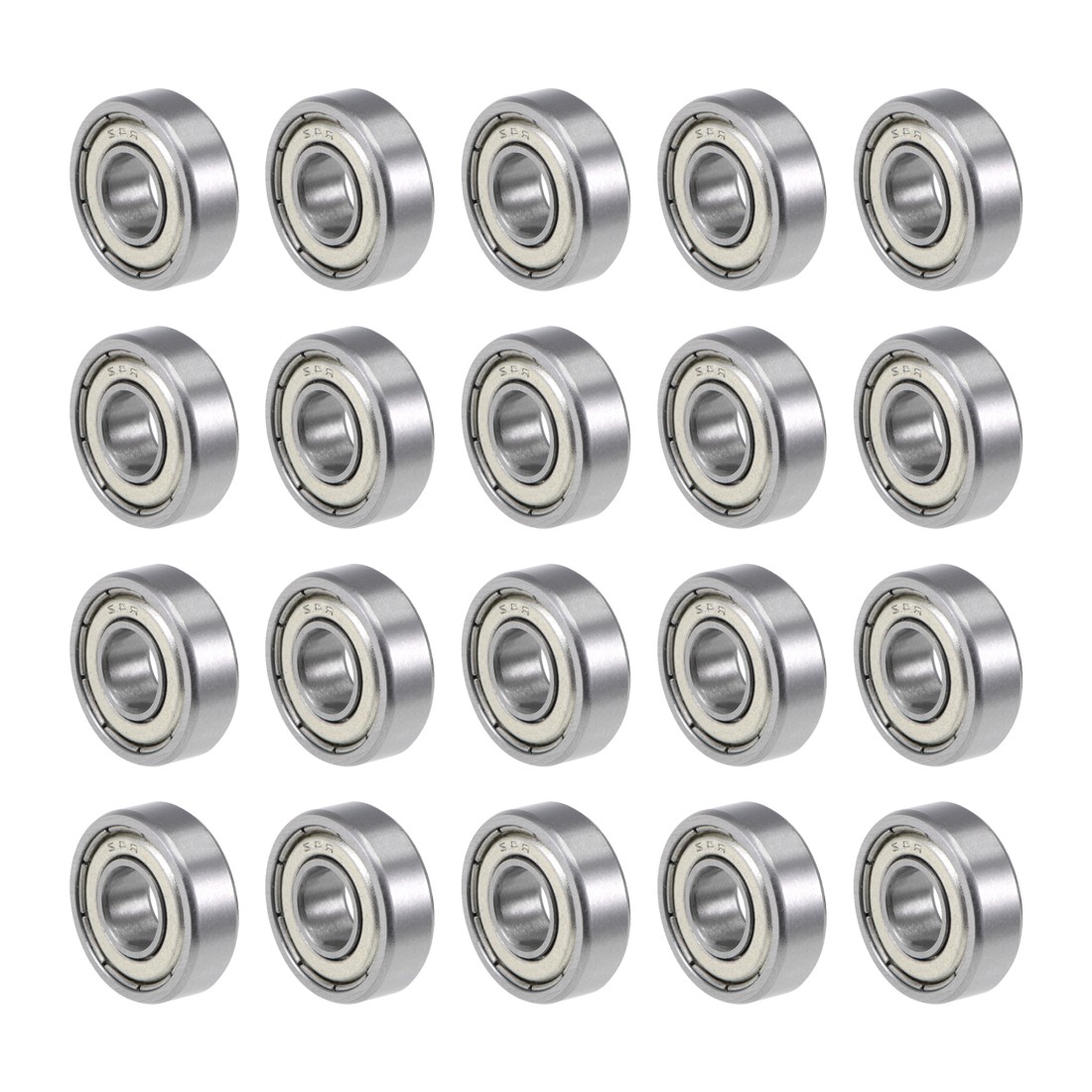 20Pcs 1/4″x5/8″x0.196″ Deep Groove Ball Bearing,Shielded Z2 Lever Bearings R4ZZ