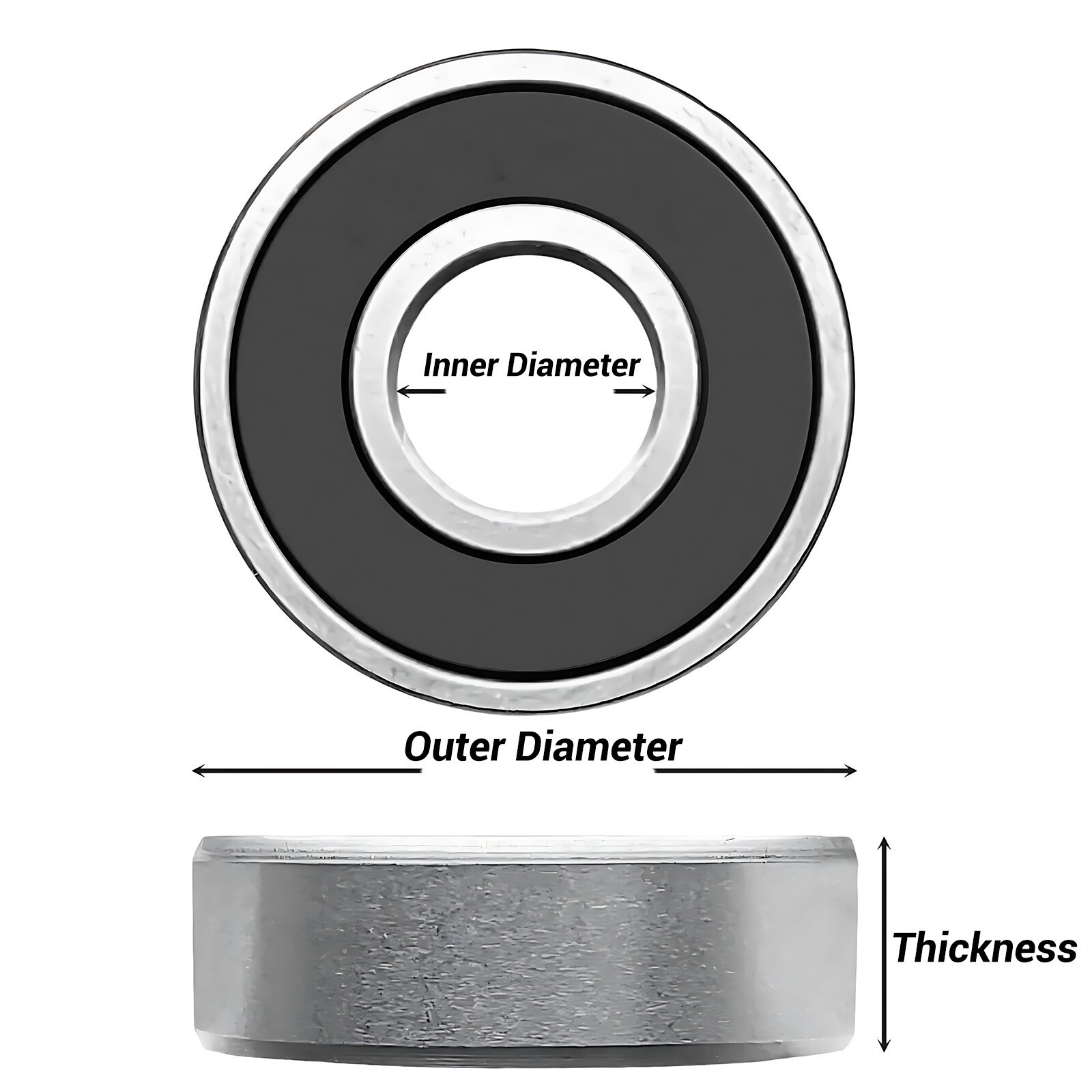 6000-6006 HCH BALL BEARING RUBBER OR METAL SEALS (2RS/2ZZ) SELECT YOUR SIZE
