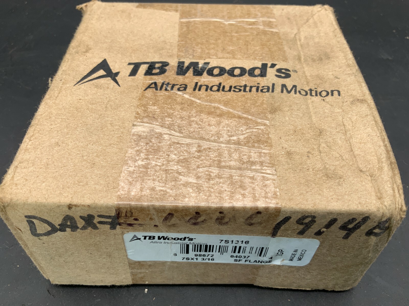 TB Woods 7S1316 Sleeve Coupling Flange – Spacer Flange, Size 7, 1.3/16″ Bore