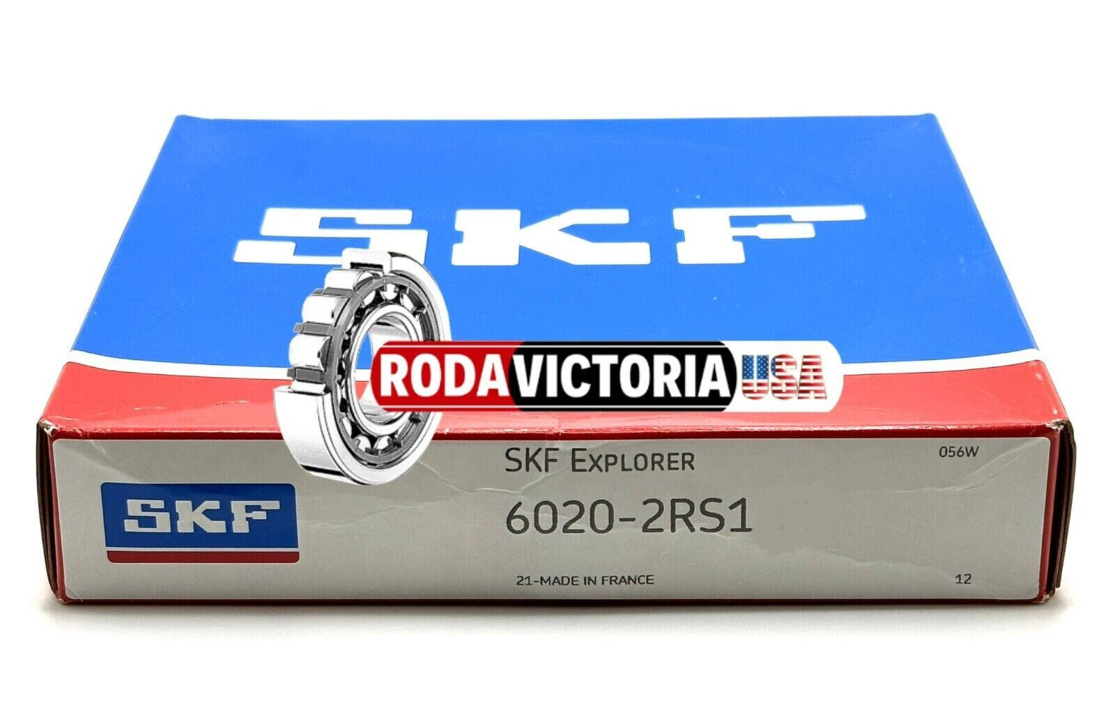 SKF 6020 2RS1 C4 DEEP GROOVE BALL BEARING, RUBBER SEALED 100x150x24mm