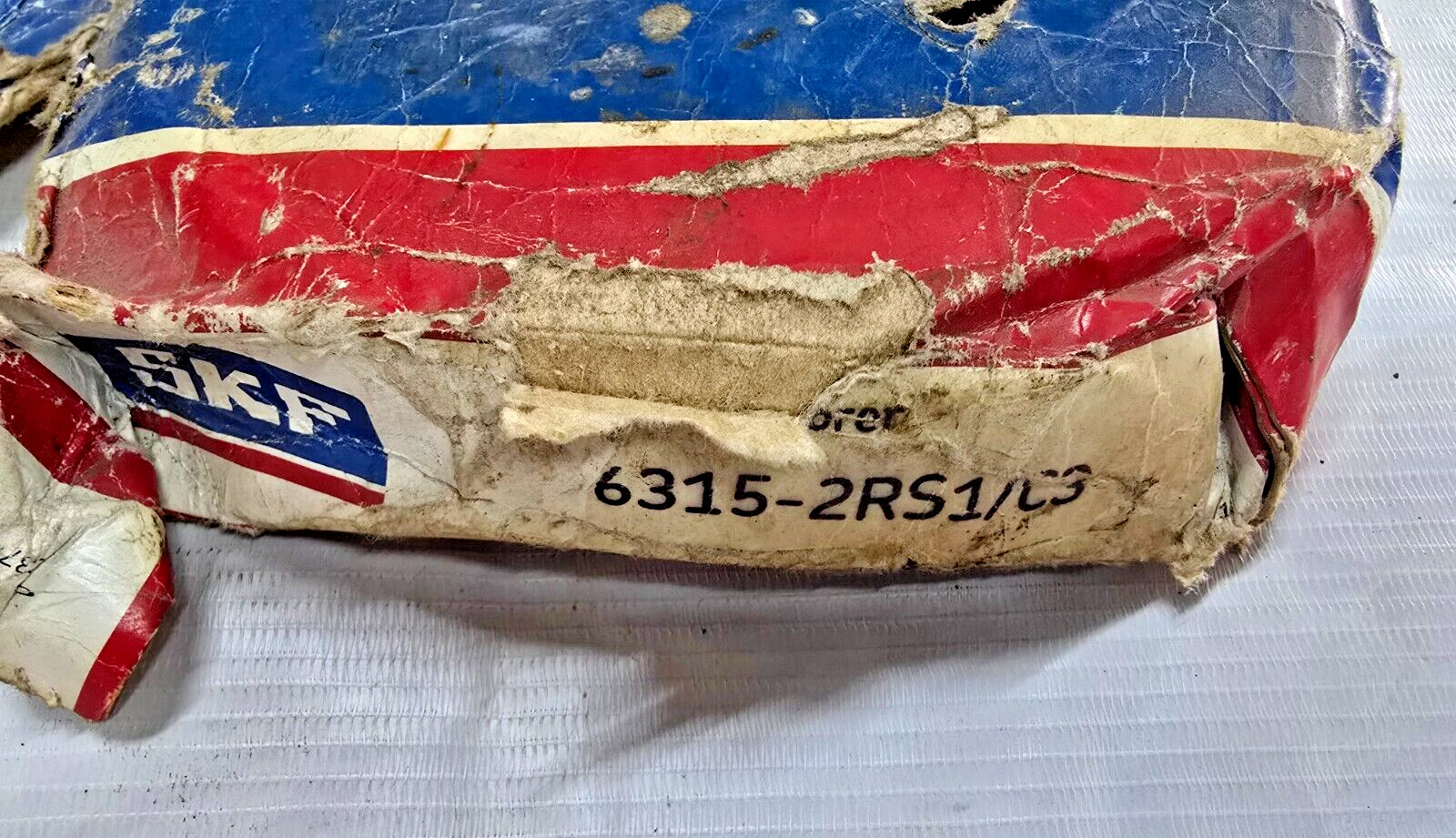 6315 2RS1 C3 Deep Groove Rubber Sealed Ball Bearing 75x160x37mm NEW SKF 6315 2RS